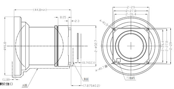 FWD-10 10mm F1.2 1280×1024@12μm LWIR モーター化ズームレンズ 熱画像用の波長8-12μm